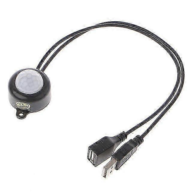 Détecteur de mouvement USB/DC Pir, interrupteur à rayons infrarouges réglable