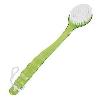 Long Handle Back Scrubber Brush with Removable Pumice Stone, Exfoliating Bath Brush for Deep Cleaning, Body & Back Brush for Shower (1 Pack)