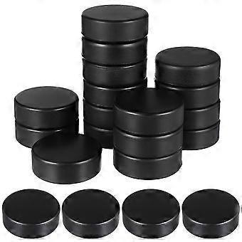 24 peças de espuma de hóquei no gelo Bolas de treinamento de hóquei no gelo Discos de brinquedo portáteis Equipamento de treinamento de hóquei Indoor Suprimentos para jogos de hóquei