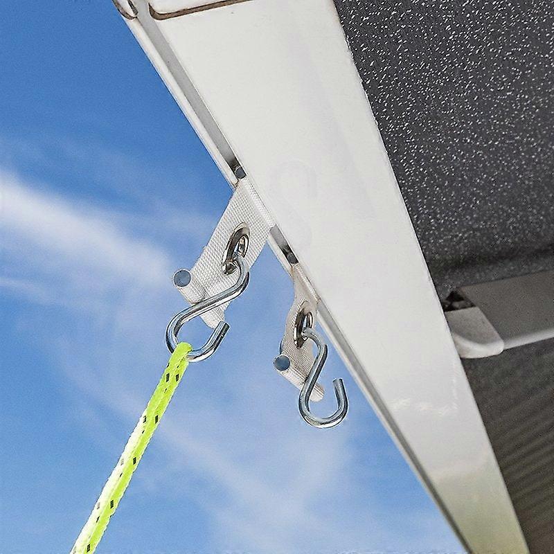 Gancio con occhiello per binario da tenda 5/6 mm e 7/8 mm - set da 6 pezzi