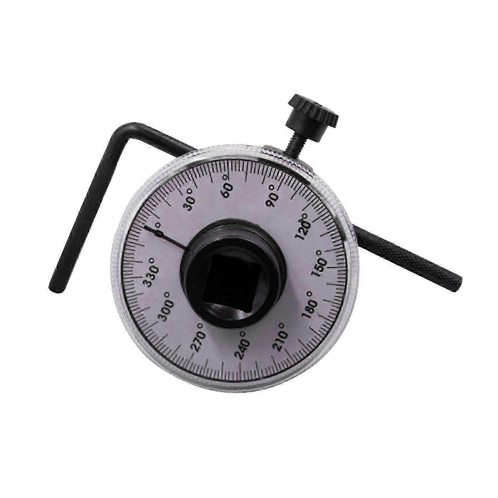 Torque Angle Gauge 1/2in 360 Precision Angular Tightening Clear Scale Adjustable Angle Measuring Tool