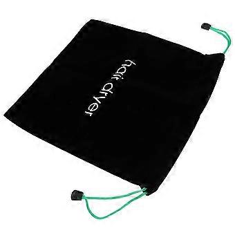 1Pc Smooth Safe Hair Dryer Organizer Hair Dryer Drawstring Bag for Home Black