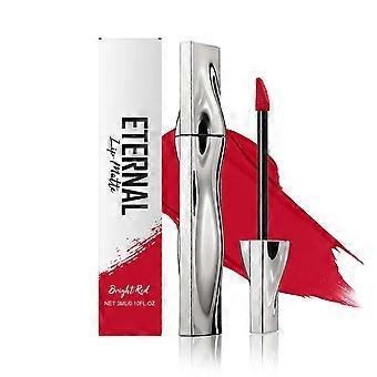 AMZ's Bright Red Matte Lip Gloss Is Hydrating, Lustrous, Fine, Light, Natural And Smooth. It's A Versatile Lip Makeup For Daily Use