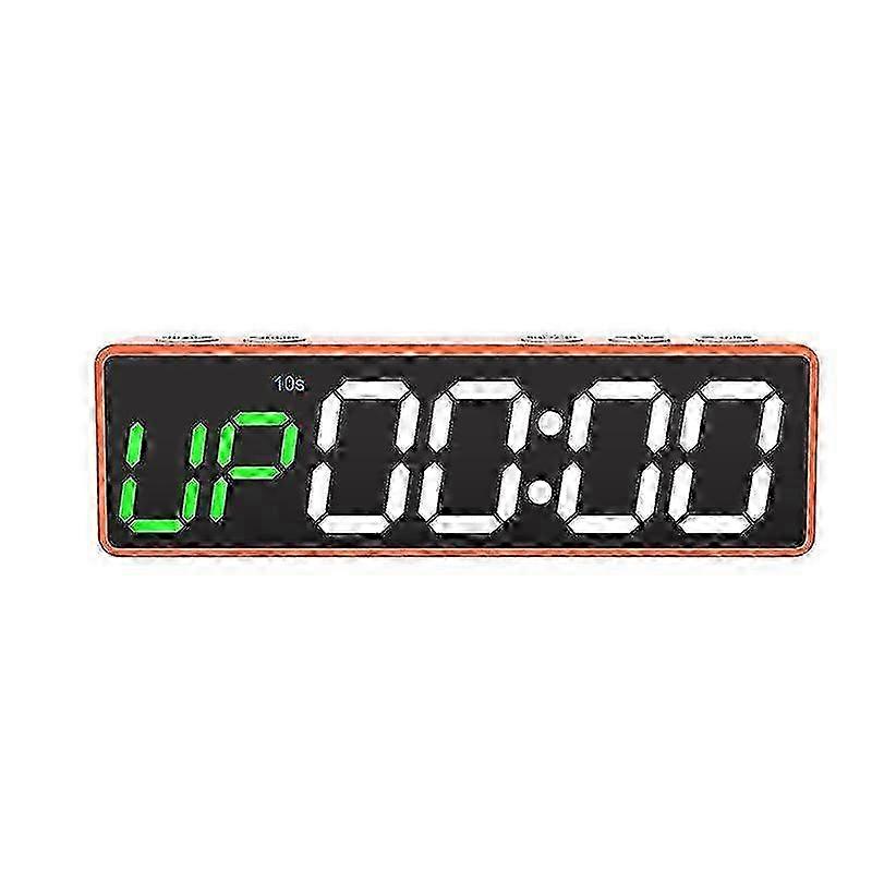 LED Gym Timer Clock with Countdown/Up & Workout Interval Functions