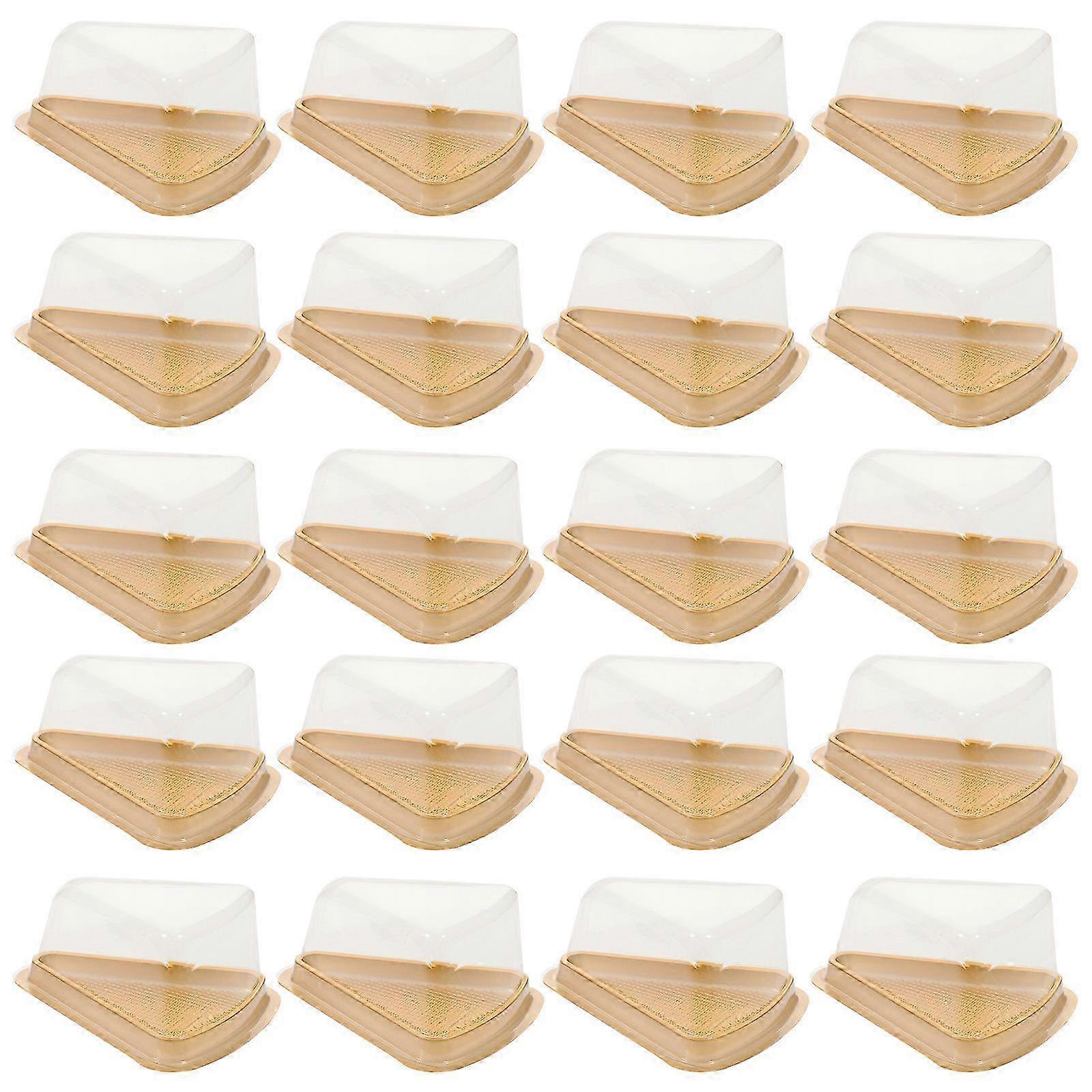 Mousse Package Boxes Assorted Color for Storage 50Sets Cake Wrapping Boxes
