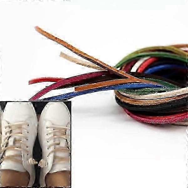 Long 120 cm leather shoelaces