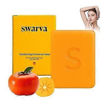 1-3x Swarva Persimmon Soap Bar Body Odor Control Deodorant Soap for Men & Women New Arrival