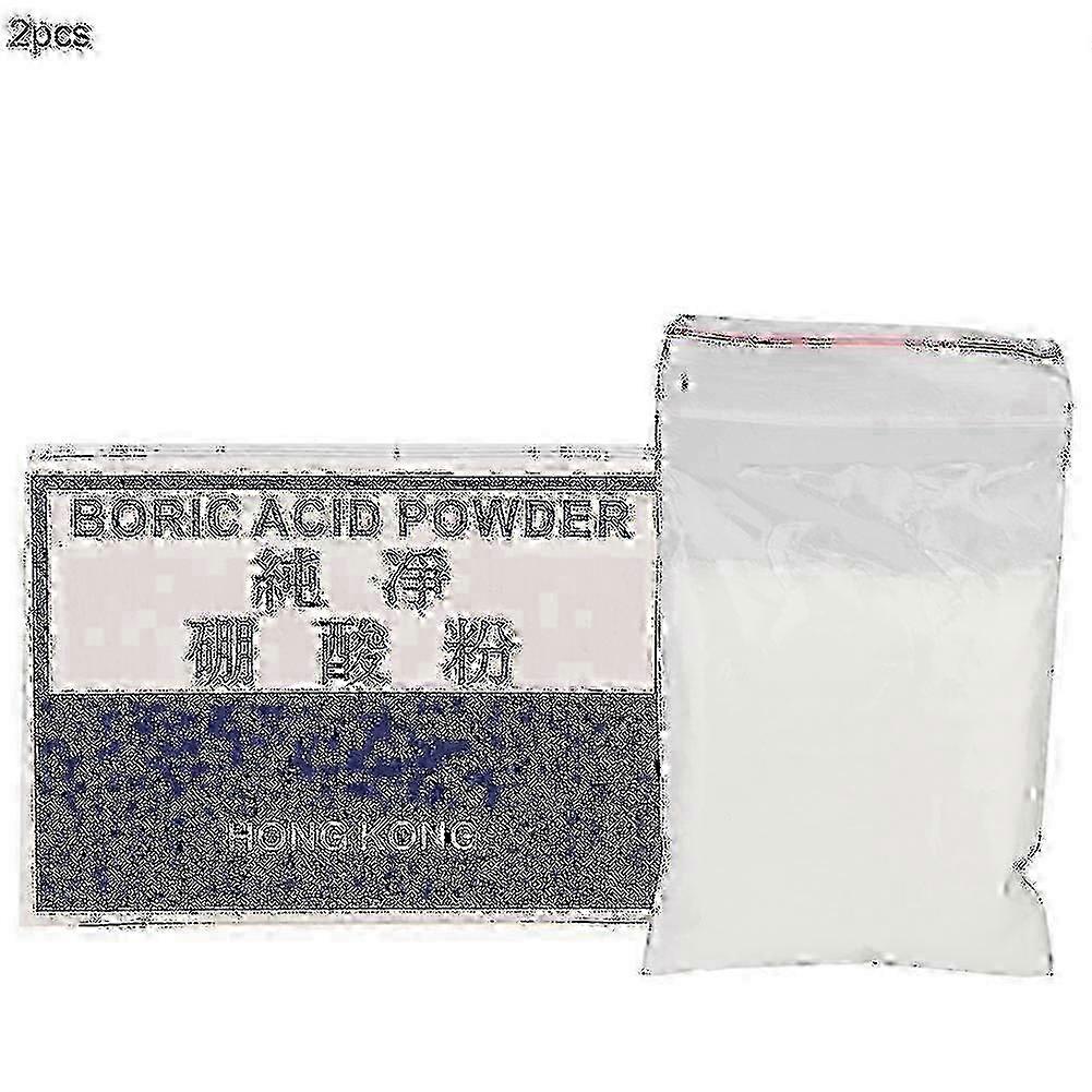 2 Boxes Boric Acid Powder Jewelry Cleaning Tool Welding Tool Processing Accessory