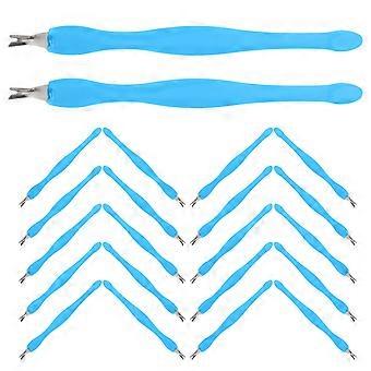 Cuticle Remover Kit Cuticle Trimmer for 48Pcs Manicure and Pedicure Care