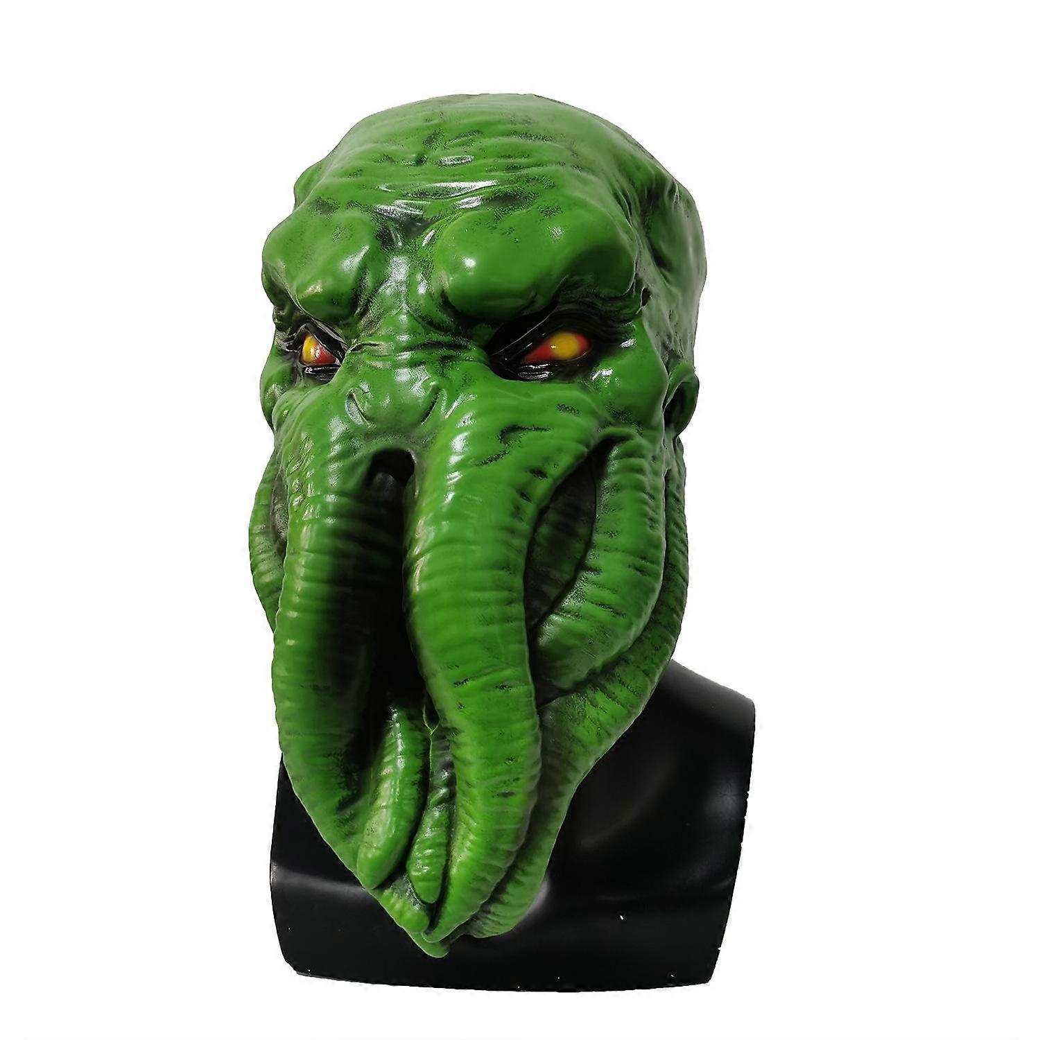 Green Octopus Latex Mask