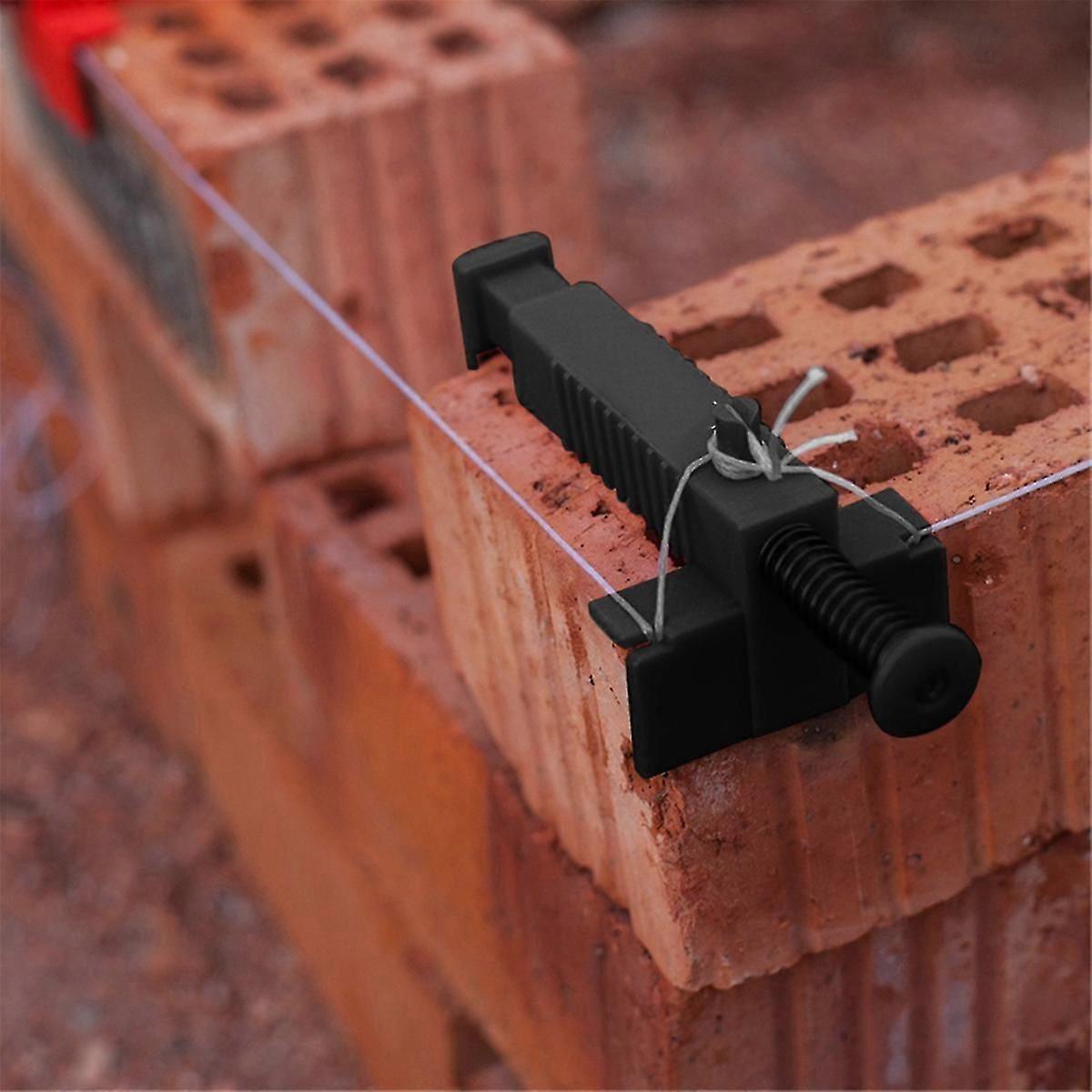 Bricklaying Wire Drawer Brick Leveling Line Runner Puller for Construction Building Fixer Measuring Tools Red 2PCS