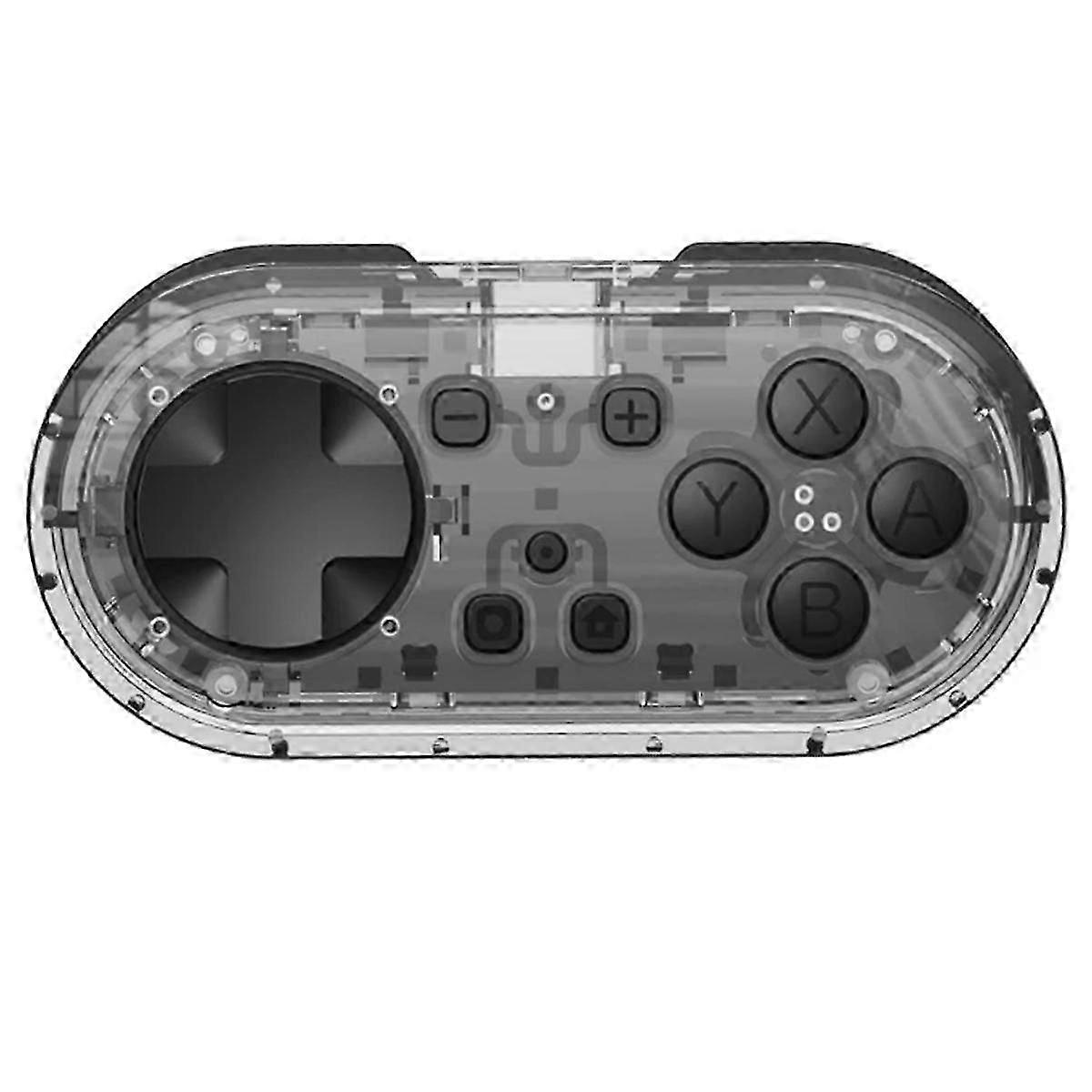 For New Switch Mini Handle Small Handle Bluetooth Vibration Continuous Long Battery Life Translucent Black