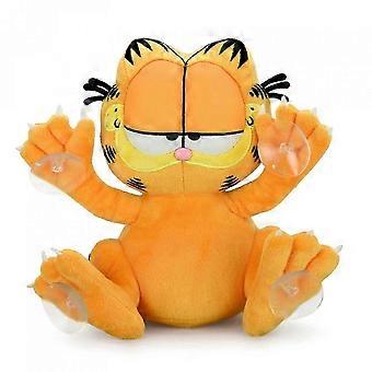 Officially Licensed Garfield Relaxed 8 Inch Plush Suction Cup Window Clinger Decal Kitten, Polyester Casual Style, US Sizes