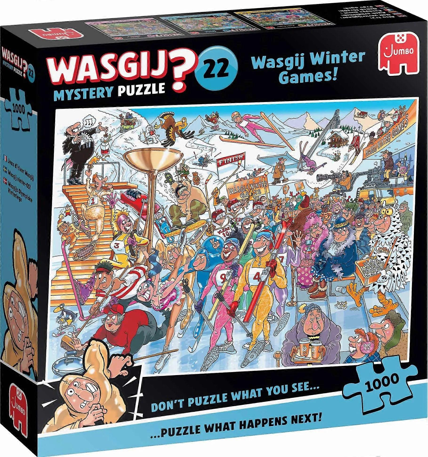 Wasgij Mystery 22 Winter Games! 1000-Piece Puzzle