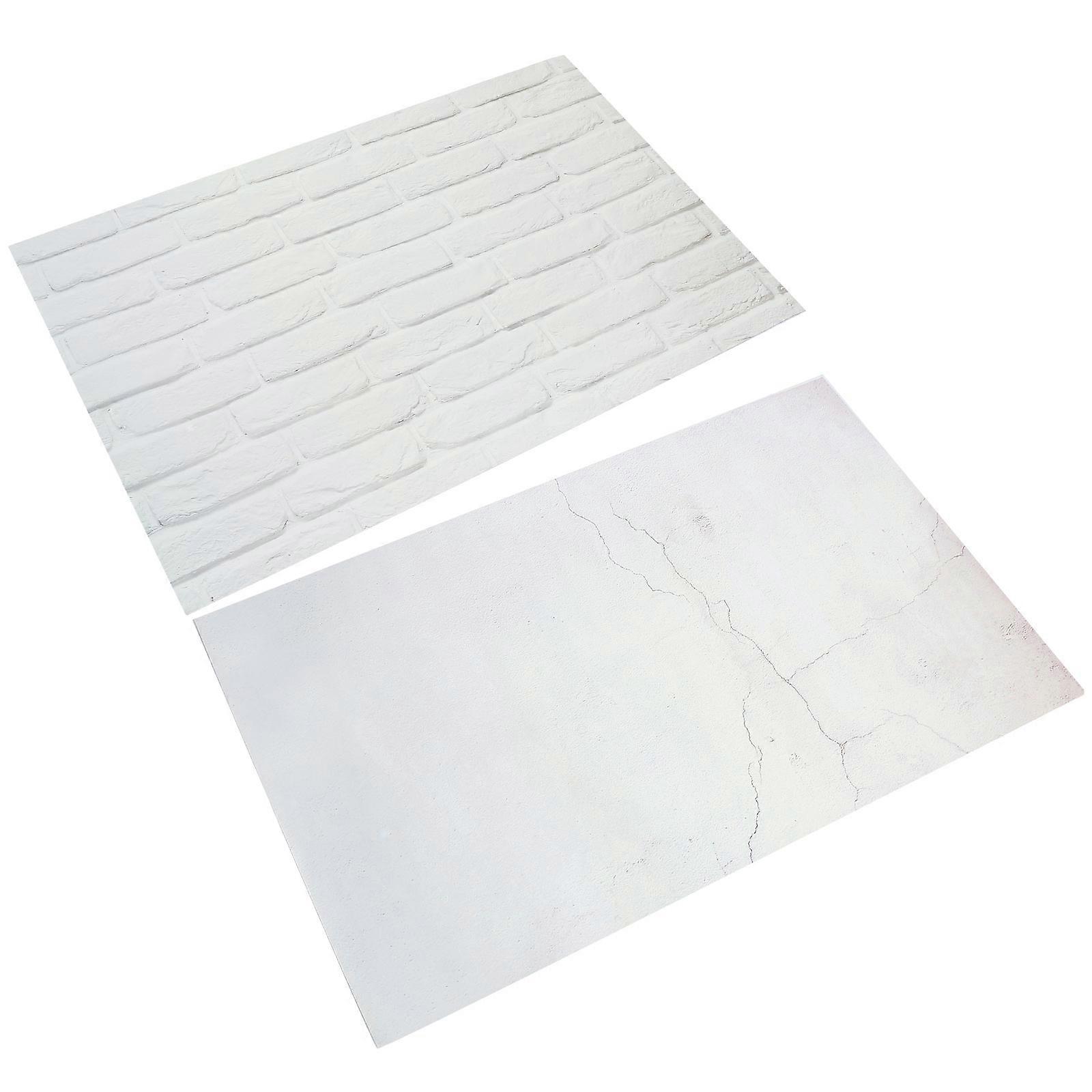 Double-Sided Waterproof Background Paper Brick Wall Pattern Photo Backdrop Paper