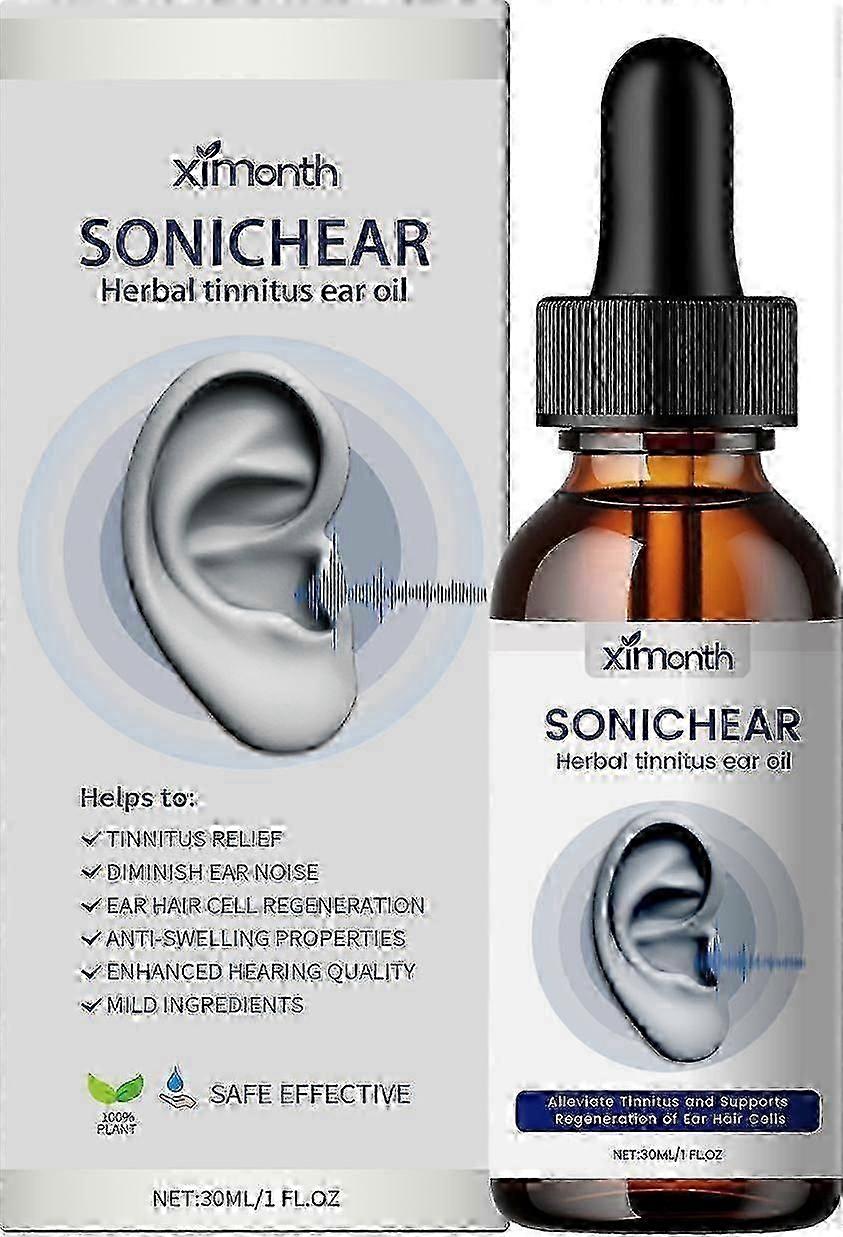 XIMONTH Natural Solution Ear Ringing Relief Essential Oil--cyy
