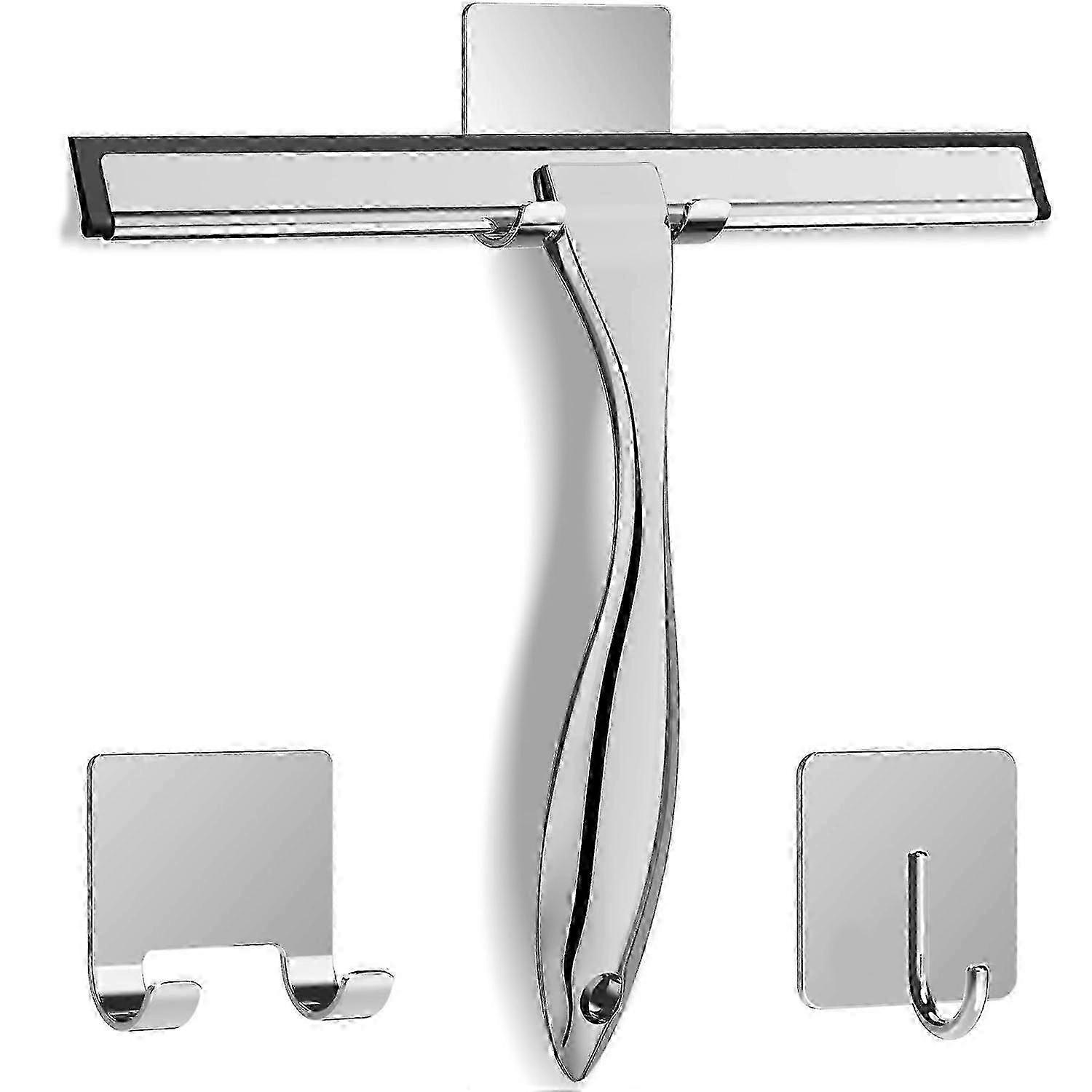 12-Inch Rustproof Bathroom Glass Scraper