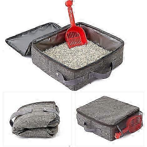 Compact Waterproof Foldable Litter Box