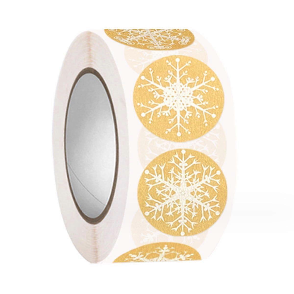Multiple Snowflakes Christmas Stickers