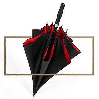 Large Windproof Travel Umbrella with Automatic Open Close, Reinforced Frame and Ergonomic Grip