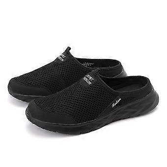 Heren Zomer Mesh Schoenen Ademend Rijden Casual Schoenen Luie Slip-on Baotou Sandalen Lichte Muiltjes Mode Schoenen Heren Casual Sneakers
