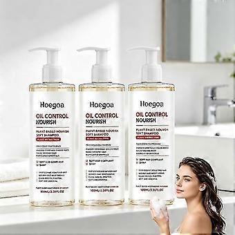 Plant Derived Ginger Oil Balancing Hair Shampoo Clear Clogged Scalp Grease Boost Glossy Smooth Tangle Free Hair Look 100ml-jry