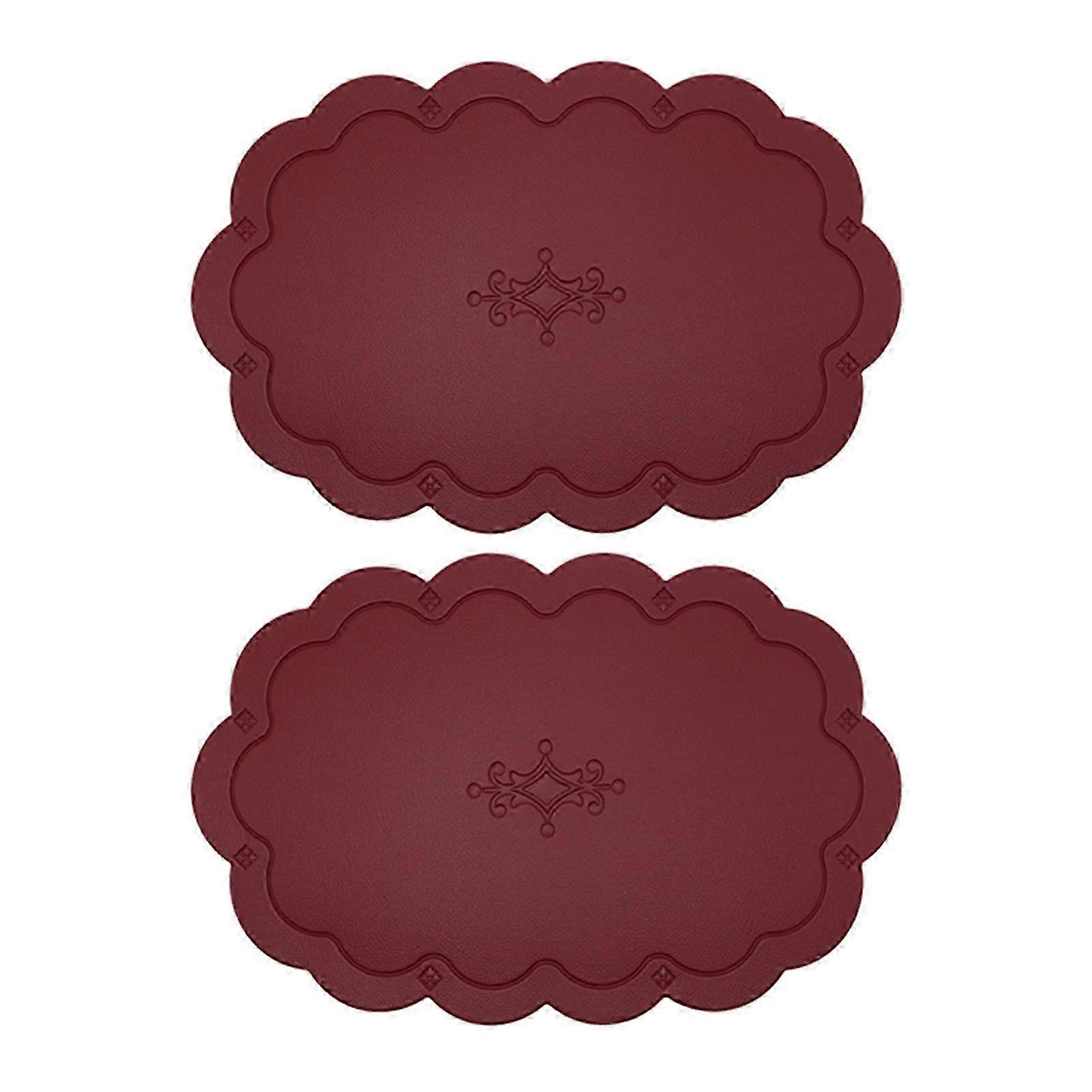 Leather Look Embossed Heat Resistant Mats