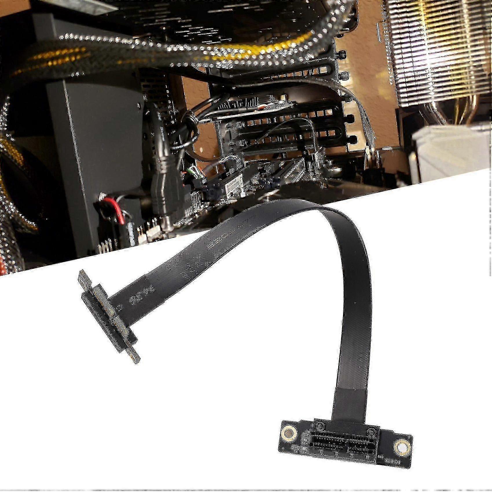 20cm PCIe Gen3 X1 Right-Angle Extender