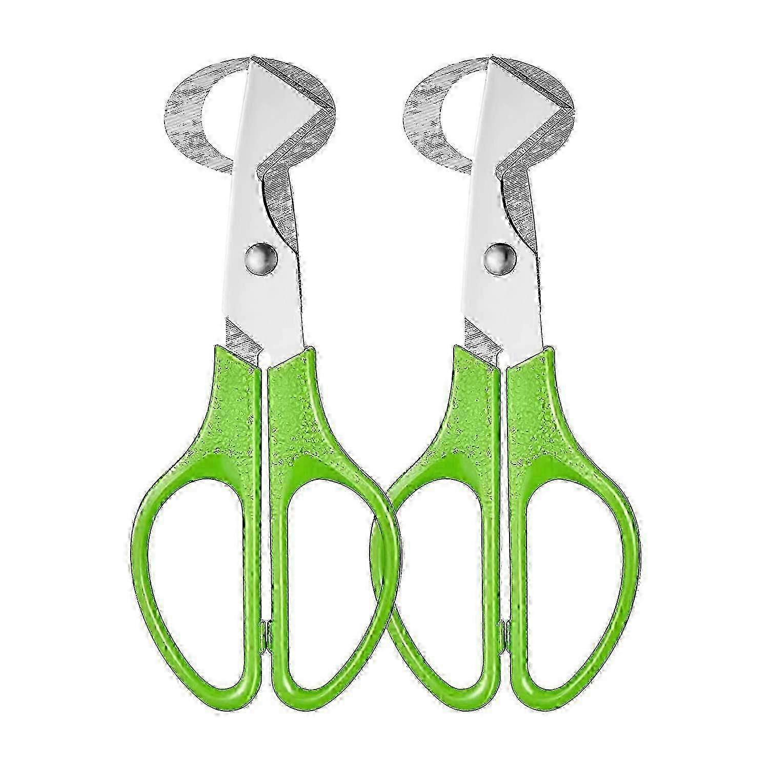 Quail Egg Scissors 2 Pack, Egg Shell Separator Cutter for Kitchen