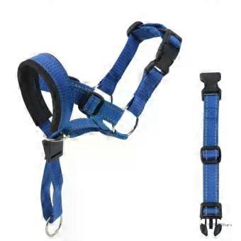 Creative Dog Halter Halti Training Head Collar Gentle Leader Nylon Breakaway Harness
