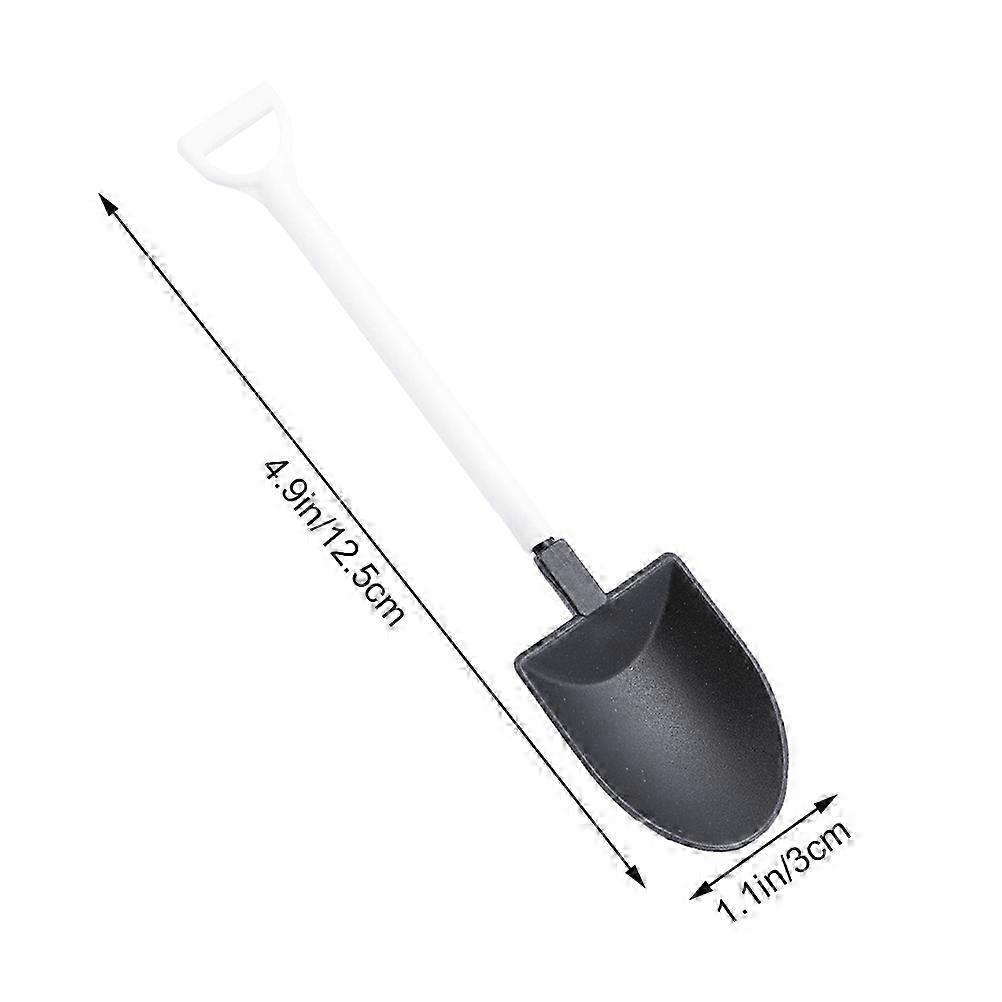 Plastic Ice Cream Spoon Shape Spoon compatible with Party 80Pcs