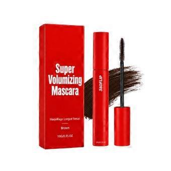 2pcs Mascara, Brown, Waterproof, Volumizing, Curling, Separating, Gentle Formula