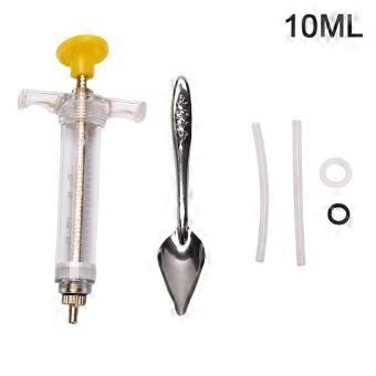 10 ml, 20 ml, spuit met slangetje voor het voeren van papegaaien, vogelvoeders, spuit van hoge kwaliteit.