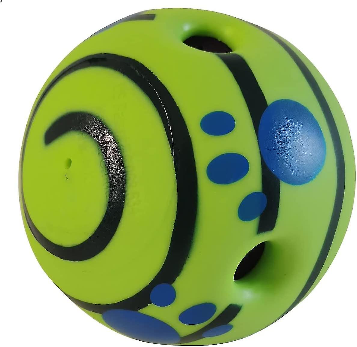 Dog Toy Ball Interactive Dog Toy Dog Chew Toy Funny Sound lors du roulement ou de la formation secouée @bugu