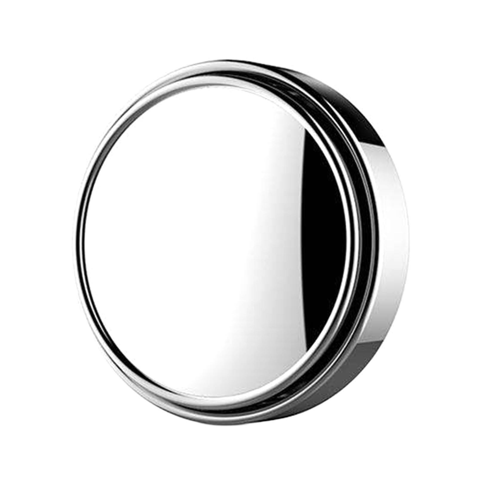 1PC Car Mini Round Mirror Blind Spot Auxiliary Rearview Mirrors 360 degrees Rotation Wide Angle Convex