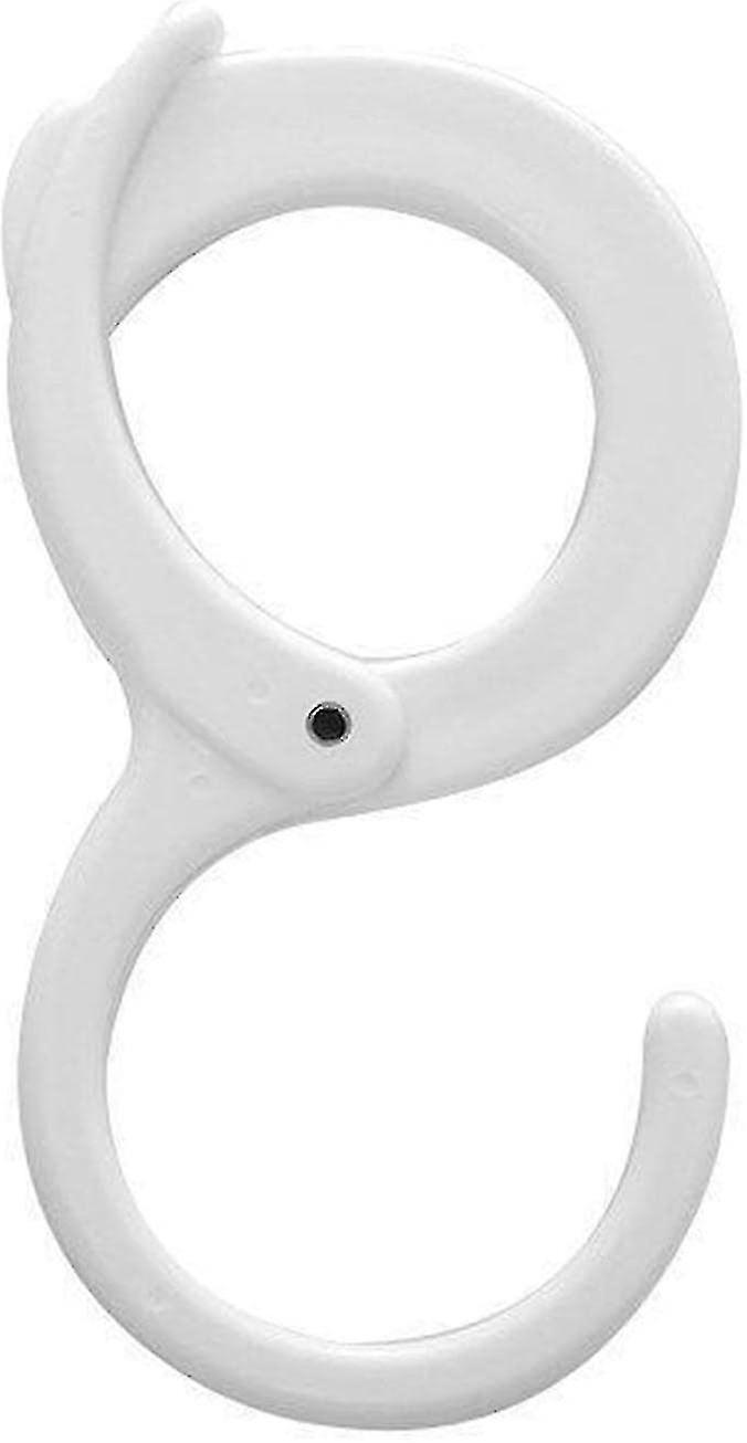 10pcs hooks with lock towel slippers abdominal material hat clothes