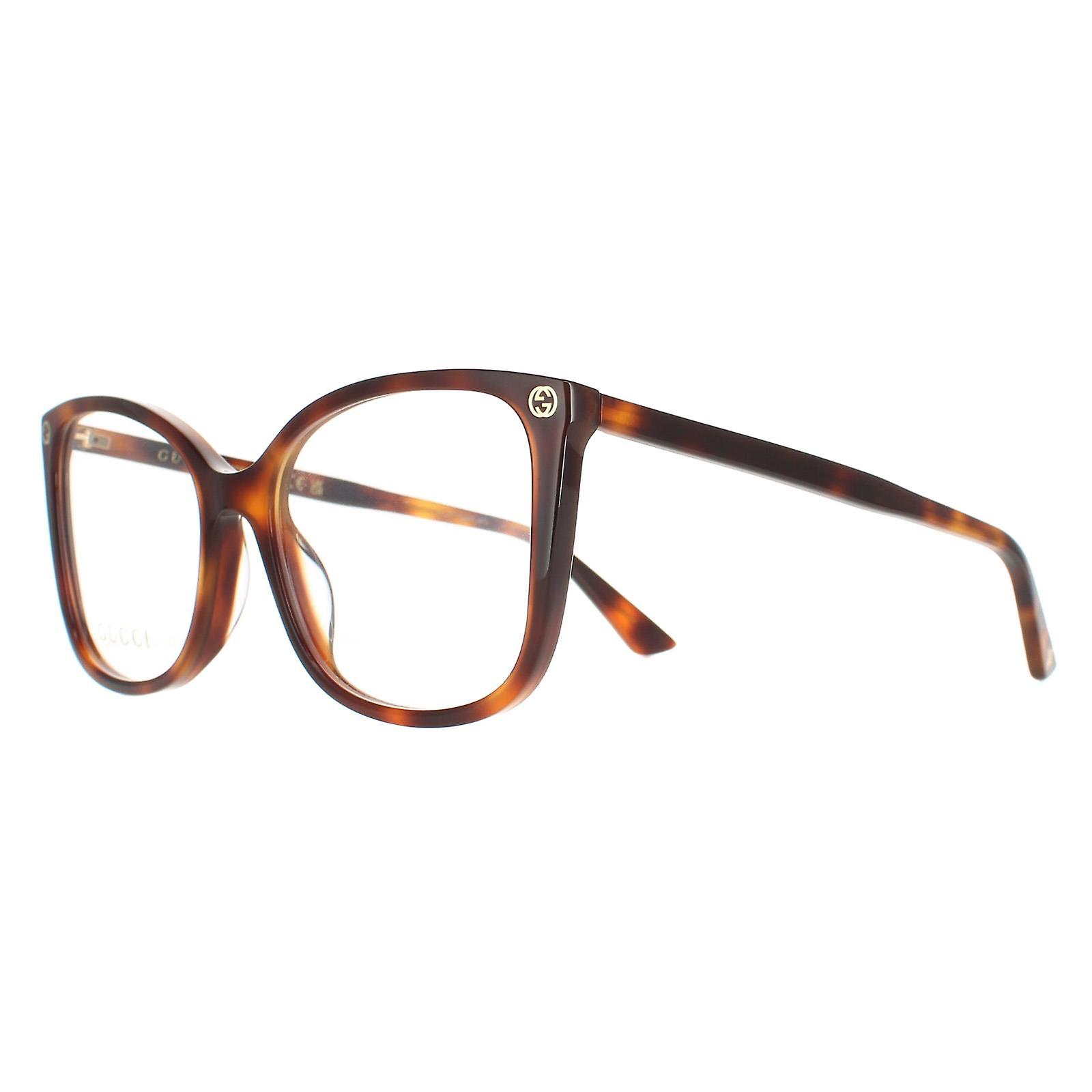 Gucci GG 0026O 006 Havana Brown Eyeglasses Gucci GG1669O Havana Brown Rectangular Glasses - eye-oo.com main image 3