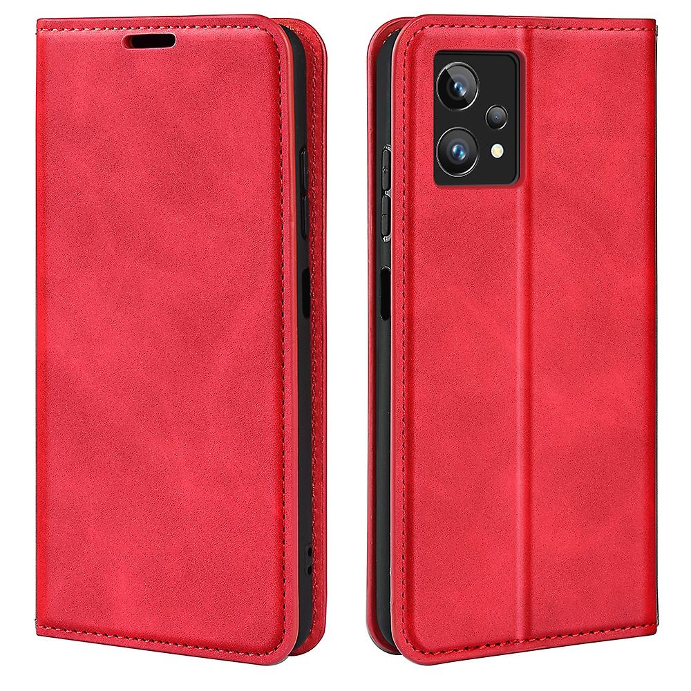 Magnetic Suction Leather Case For OPPO Realme 9 Pro+