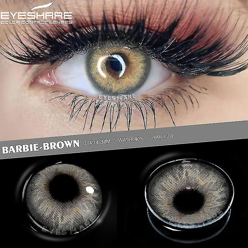 アイケア yuyu Eye Contacts 1pair Yucca Series Gray Color Lenses Colored Contact