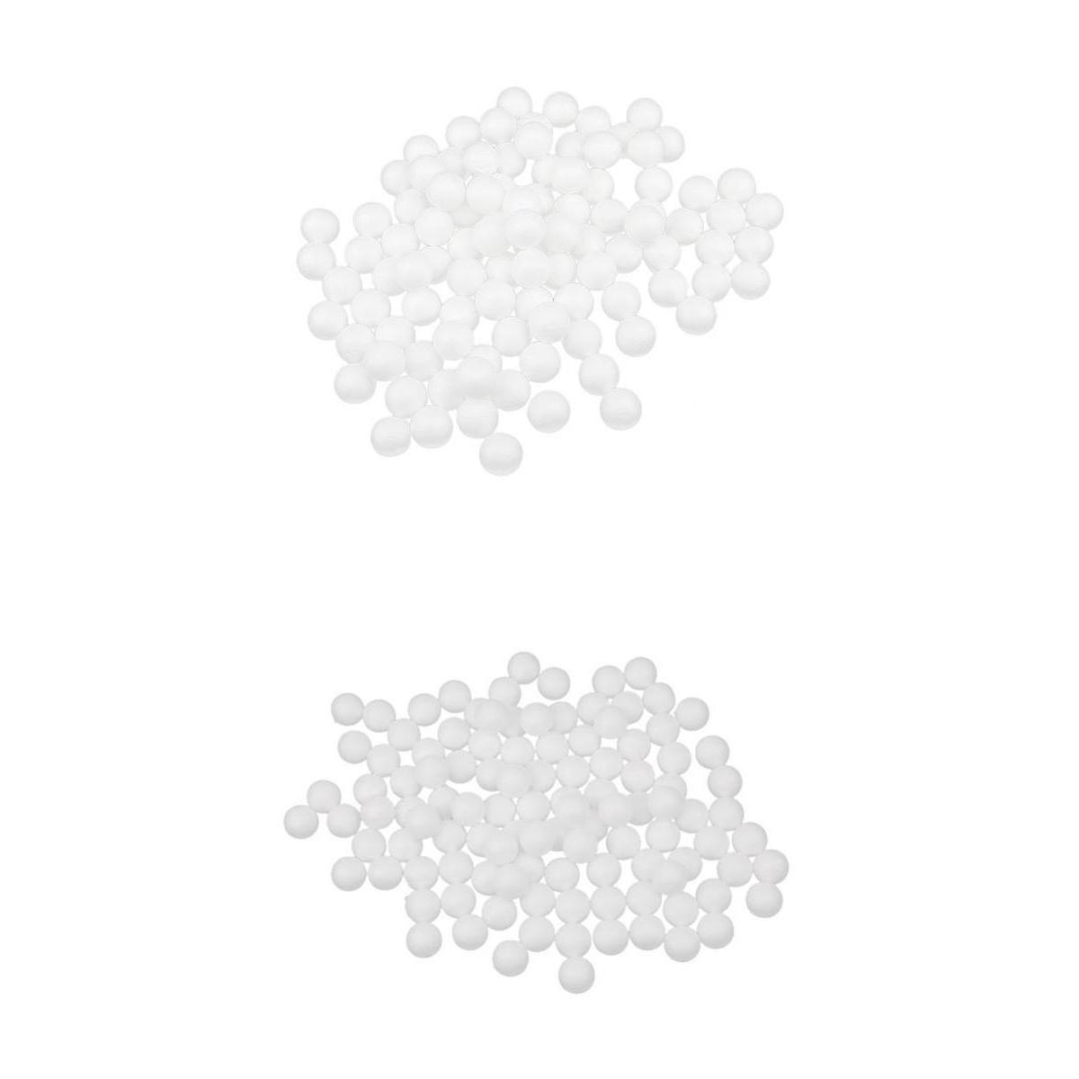 200 Pieces 20mm 27mm White Modelling Craft Polystyrene Foam Balls Creative