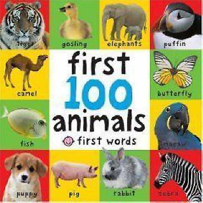 First 100 Animals by Roger Priddy Paperback Book