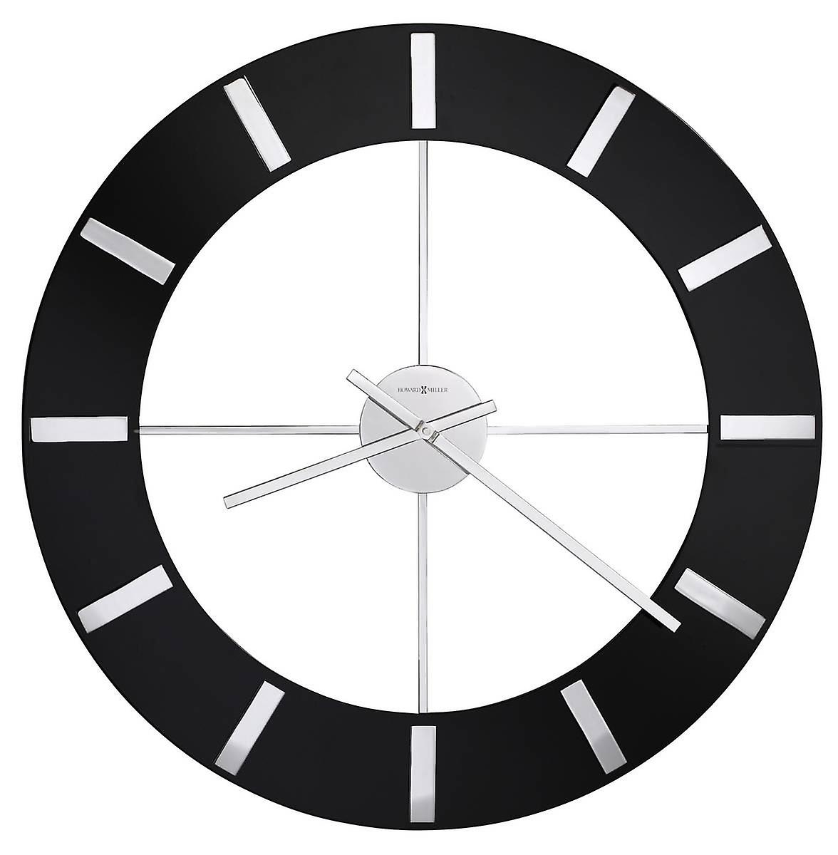 Howard Miller Onyx Wall Clock - Black