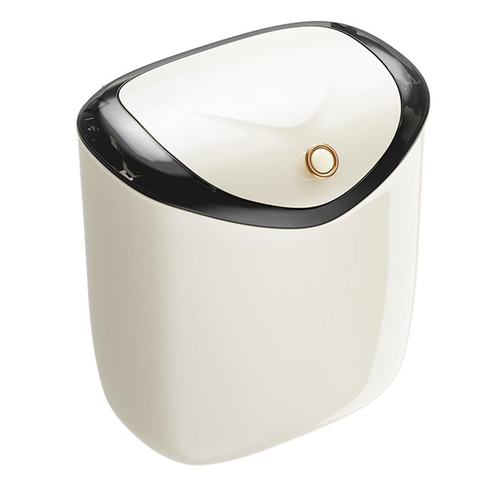 Kitchen Wall-mounted Garbage Can Load-beraing Sliding Closure Practical Ash-bin for Bathroom