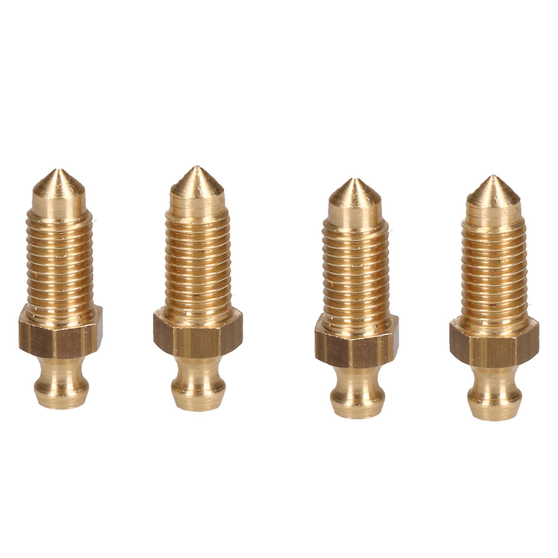 Brass Brake Caliper Bleeding Bleed Nipple Screw Bleedscrew 3/8 x 20 BSF 4pc