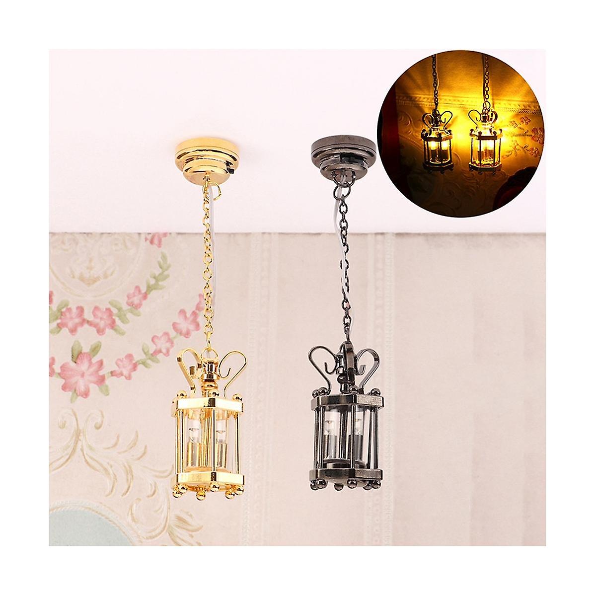 1: 12 Miniature Lamp Glass Shade Ceiling Lamp Chandelier LED Light Wall Lamp Lighting Model A