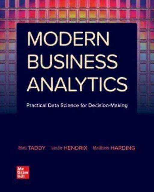 Modern Business Analytics Ise by Matt Taddy Paperback