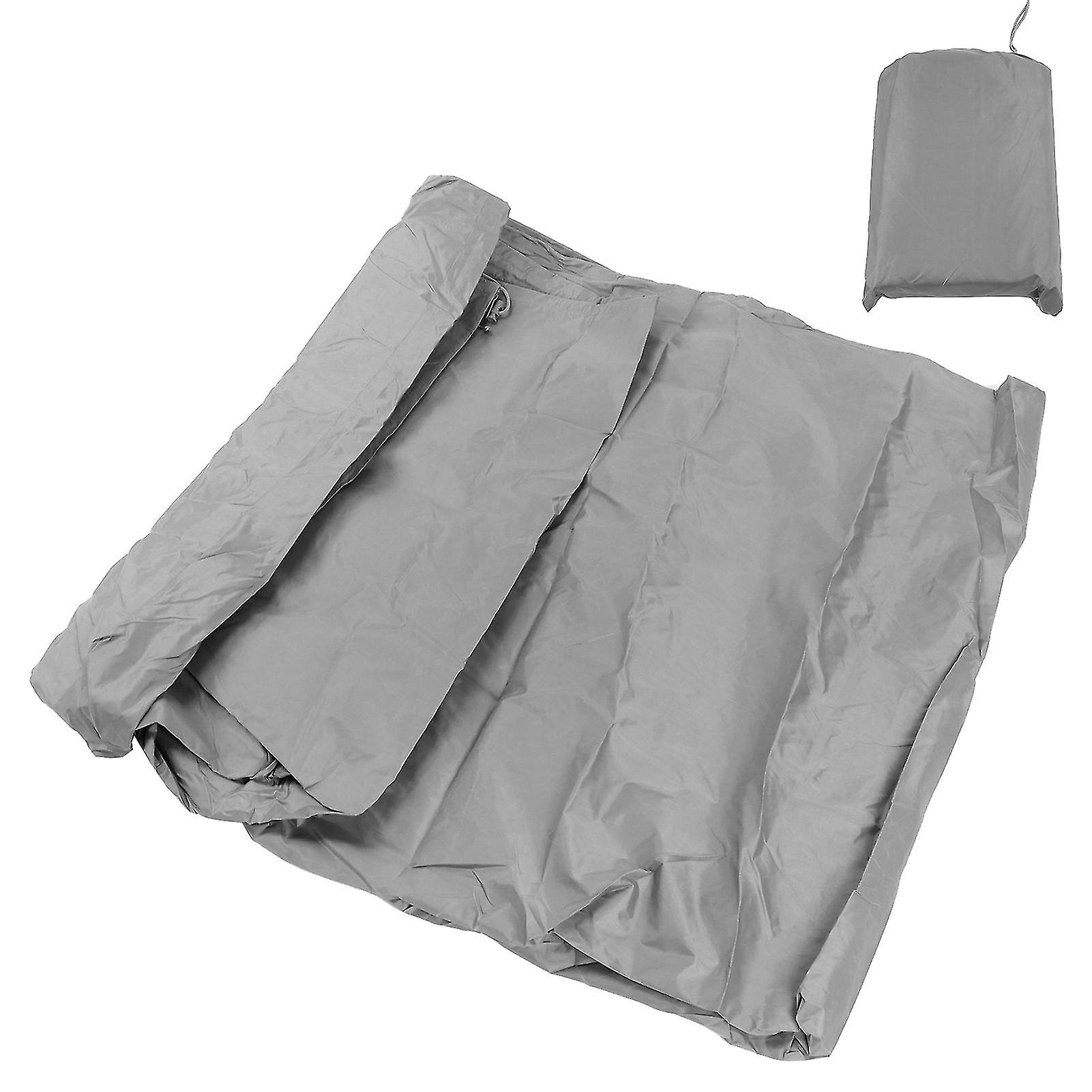 Κάλυμμα αμαξιδίου γκολφ 2 θέσεων 210D Oxford SilverCoated ύφασμα αδιάβροχο, ανθεκτικό στη σκόνη, γκρι