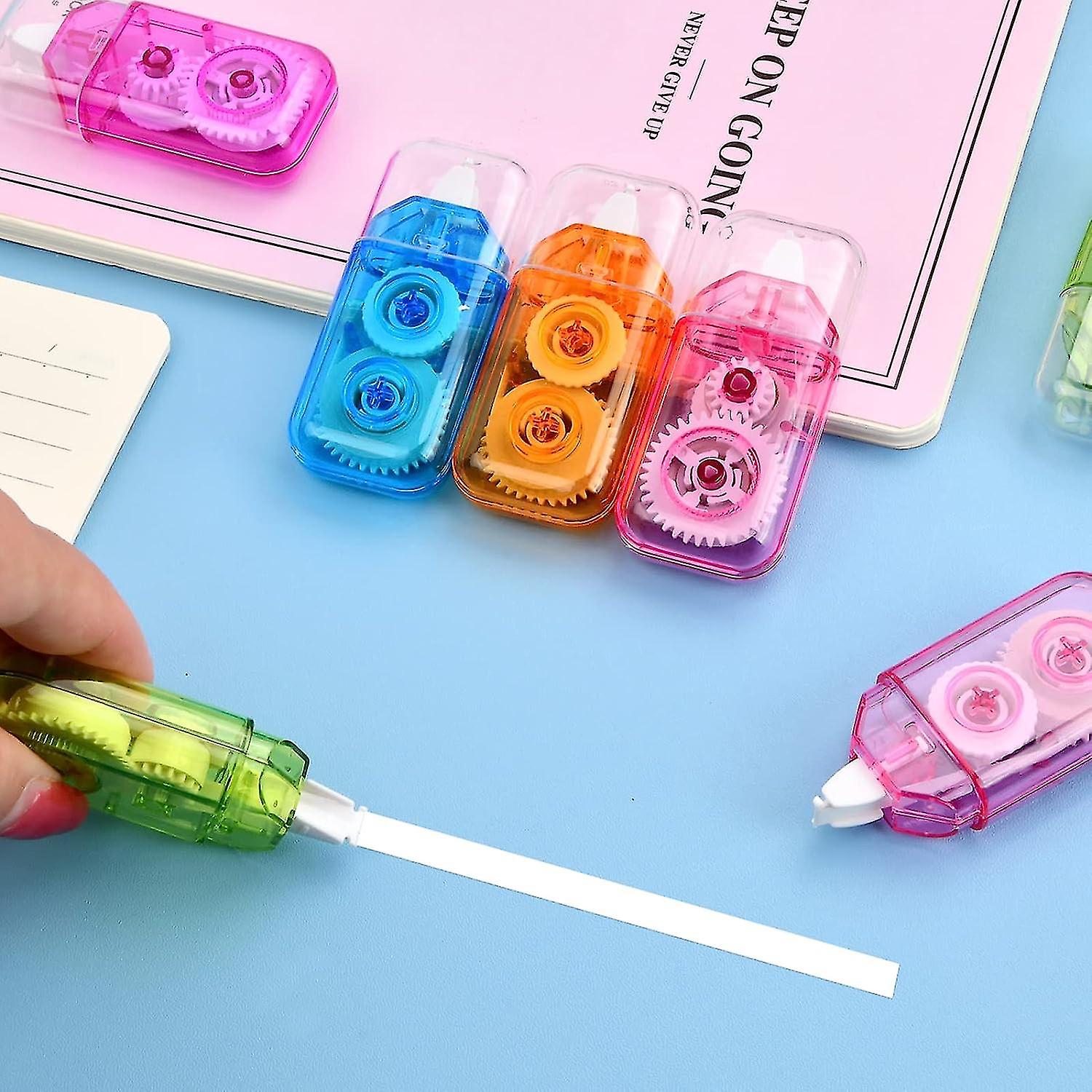 12pcs Correction Tape(b),white Correction Mouse,correction Tapes,correction Rollers For Kids Students,correction Roller For School And Office