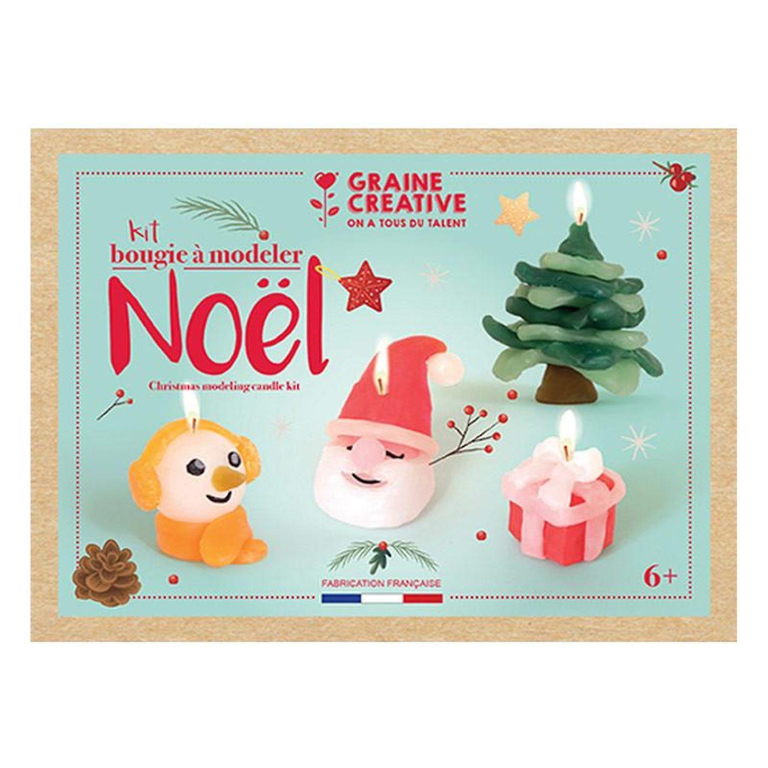2 boxes for children - Christmas candles to model