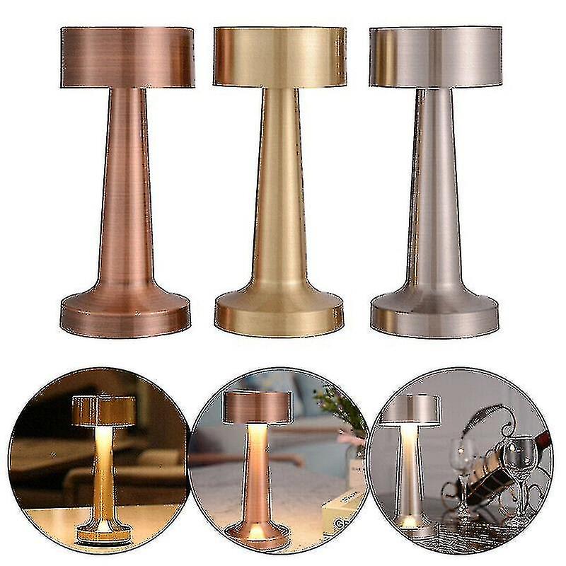 Rechargeable Led Table Lamp Touch Sensor Desk Light Bedroom Restaurant Bar Dcor